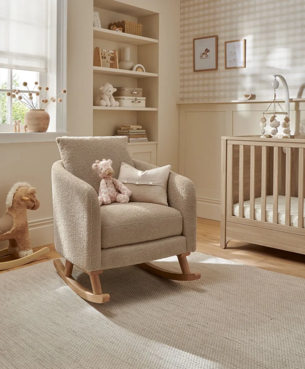 Alma Nursing Chair - Fawn Boucle