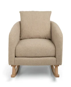 Alma Nursing Chair & Stool - Fawn Boucle