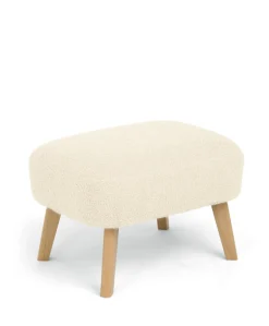 Alma Nursing Chair & Stool - Off White Boucle