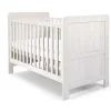 Atlas Nursery Bundle with Lua Bedside Crib (6 Piece) – White