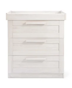 Atlas Nursery Bundle with Lua Bedside Crib (6 Piece) – White