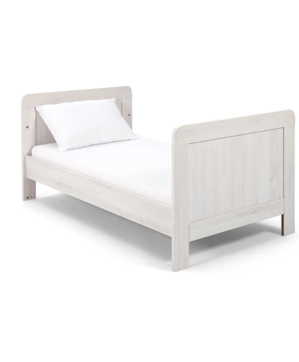 Atlas Nursery Bundle with Lua Bedside Crib (6 Piece) – White