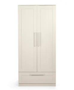 Atlas 3 Piece Cotbed Range with Dresser Changer & Wardrobe - Stone