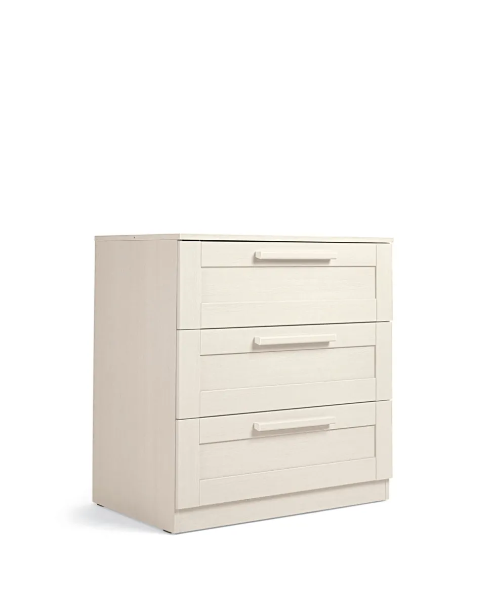 Atlas 2 Piece Small Cotbed Set with Dresser Changer - Stone