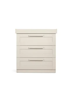 Atlas 2 Piece Small Cotbed Set with Dresser Changer - Stone
