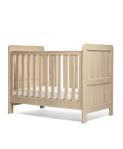 Atlas 2 Piece Small Cotbed Set with Dresser Changer - Light Oak