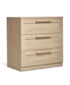 Atlas 2 Piece Small Cotbed Set with Dresser Changer - Light Oak