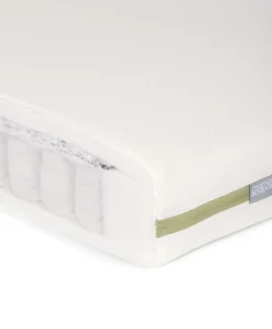 Atlas Small Cotbed Bundle with Premium Pocket Spring Small Cotbed & Cot Mattress - Light Oak