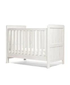 Atlas Small Cotbed Bundle with Essential Airflow Pocket Spring Small Cotbed & Cot Mattress - White