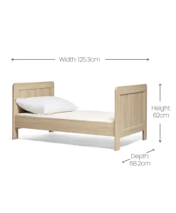 Atlas Small Cotbed - Light Oak