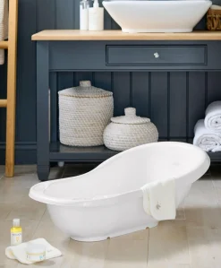 Baby Bath – White/Grey