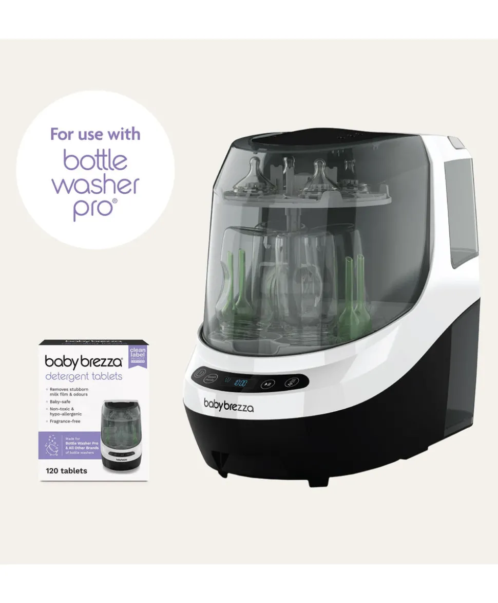 Babybrezza Bottle Washer Pro & Detergent Tablets - White