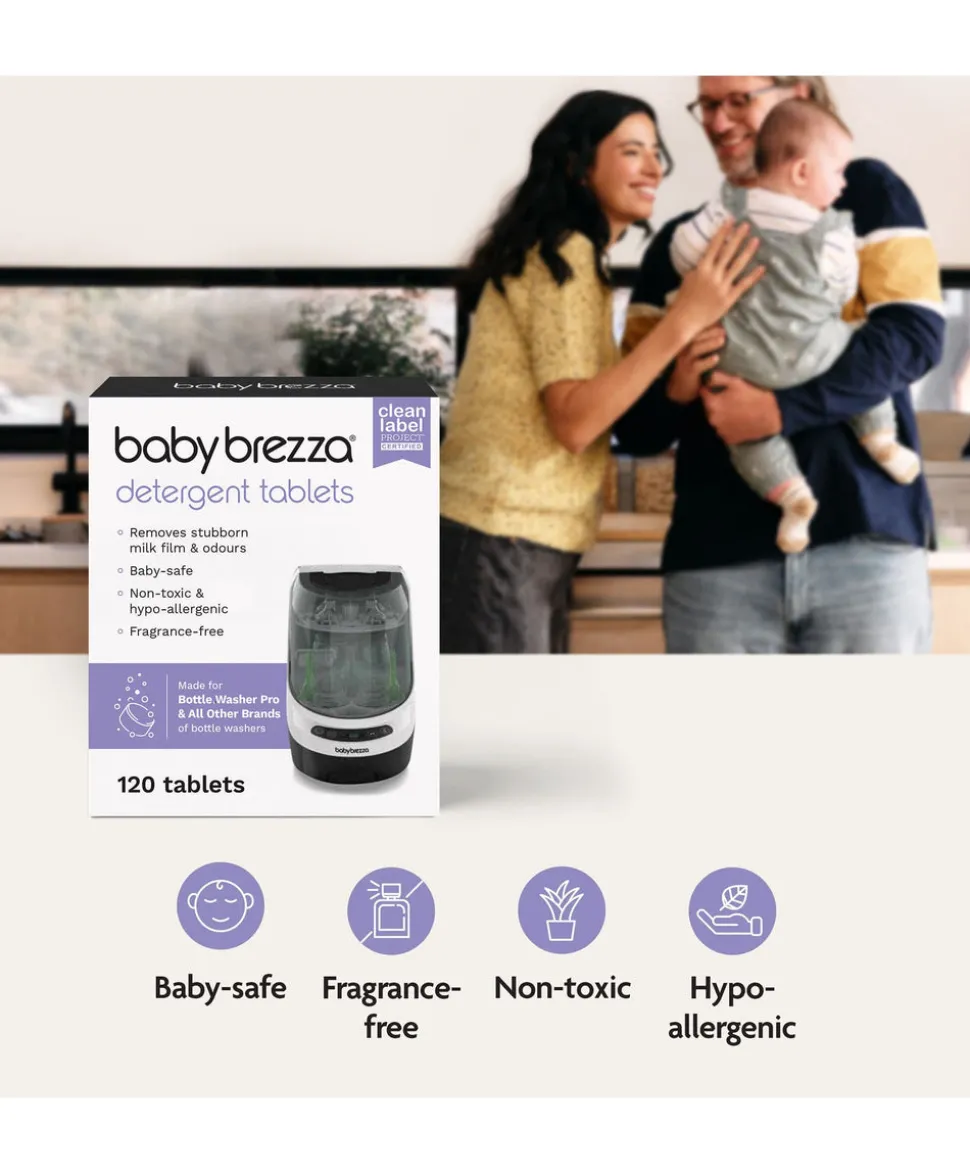 Babybrezza Bottle Washer Pro & Detergent Tablets - White
