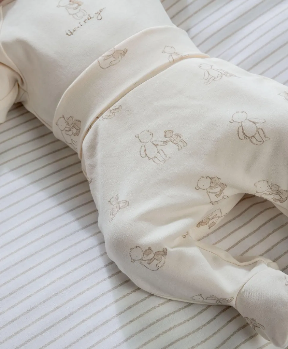 Bear Print Bodysuit & Bottoms Set (2 Pieces)
