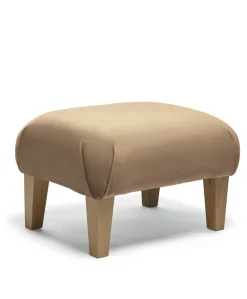 Bowdon Nursing Chair & Footstool - Mocha Velvet