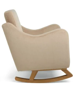 Bowdon Nursing Chair & Footstool Set - Almond Sherpa