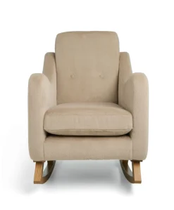 Bowdon Nursing Chair & Footstool Set - Almond Sherpa