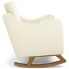 Bowdon Nursing Chair & Footstool Set - Feather Sherpa