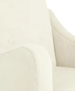 Bowdon Nursing Chair & Footstool Set - Feather Sherpa