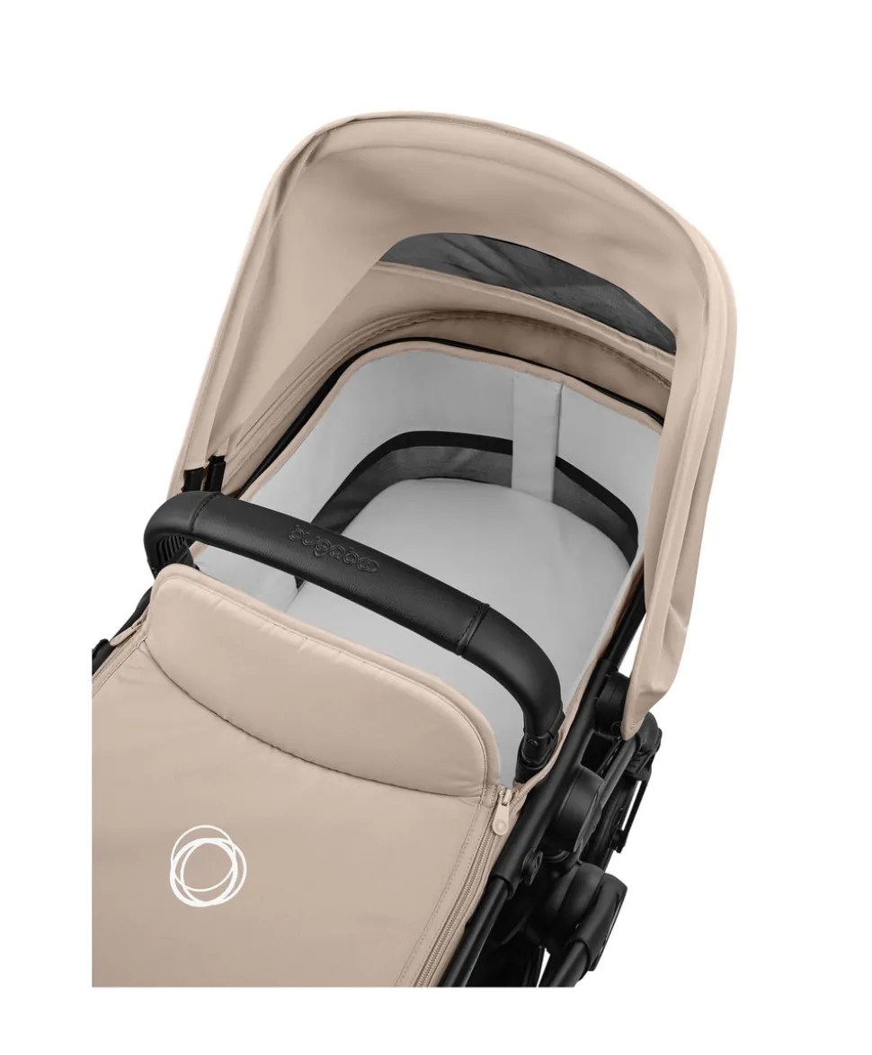 Bugaboo Cub Essential Pushchair Bundle With Cybex Aton B2 i-Size Baby Car Seat - Desert Taupe