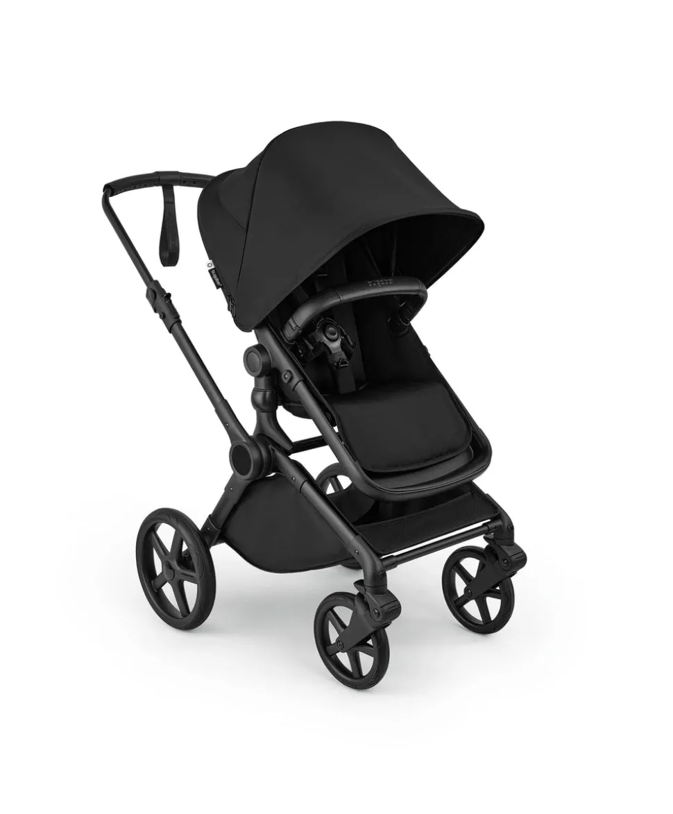 Bugaboo Cub Essential Pushchair Bundle With Cybex Aton B2 i-Size Baby Car Seat - Heritage Black
