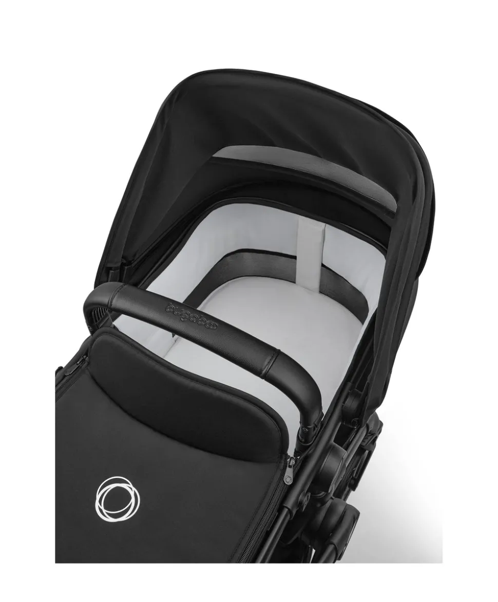 Bugaboo Cub Essential Pushchair Bundle With Cybex Aton B2 i-Size Baby Car Seat - Heritage Black