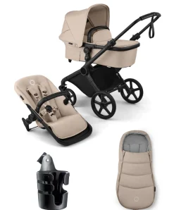 Bugaboo Cub Essential Pushchair Bundle - Desert Taupe