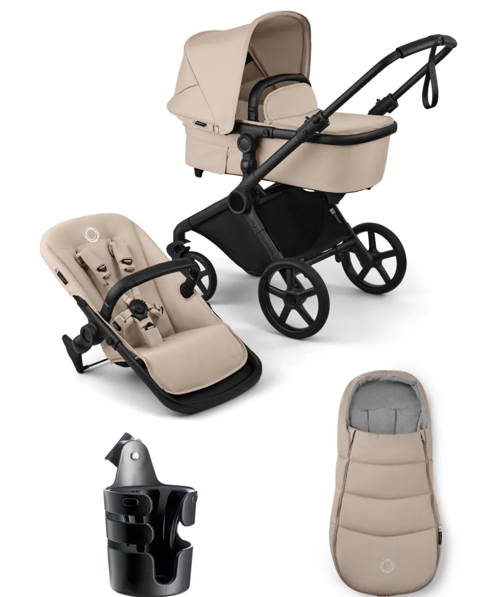 Bugaboo Cub Essential Pushchair Bundle - Desert Taupe