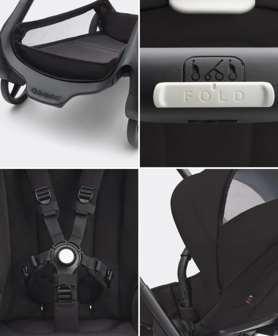 Bugaboo Dragonfly Pushchair Essential Bundle - Black