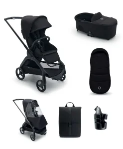 Bugaboo Dragonfly Pushchair Essential Bundle - Black