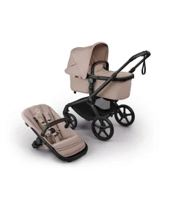 Bugaboo Fox 5 Renew Complete Pushchair Bundle with Maxi-Cosi Pebble 360 Pro2 Car Seat (8 Pieces) - Taupe Melange