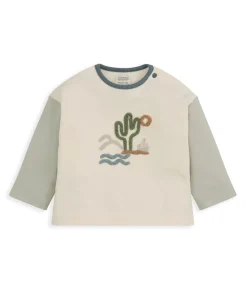 Cactus T-Shirt & Striped Trouser