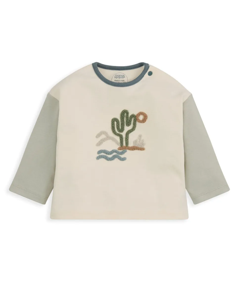 Cactus T-Shirt & Striped Trouser