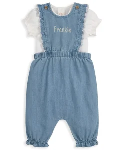 Chambray Dungarees and Bodysuit