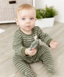 Cheeky Chompers Chewy The Hippo Teether - Sage Green