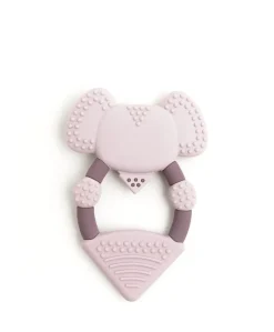 Cheeky Chompers Darcy the Elephant Teether - Dusky pink