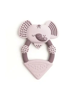 Cheeky Chompers Darcy the Elephant Teether - Dusky pink
