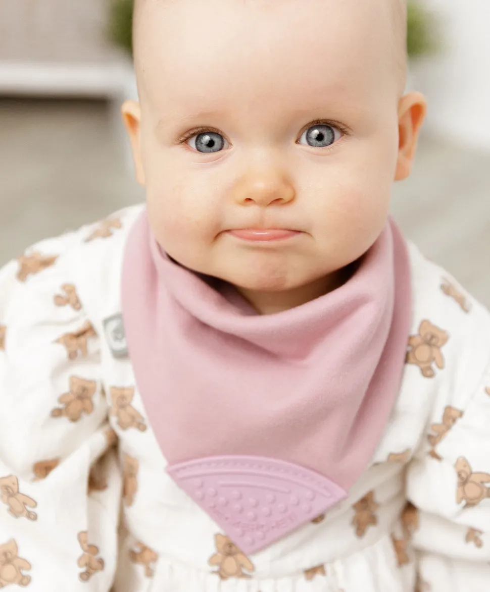Cheeky Chompers Neckerchew - Dusky Pink