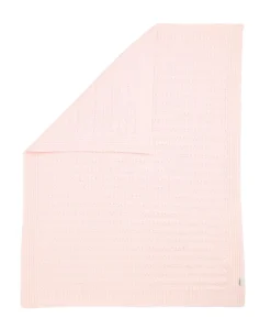 Chenille Blanket - Pink Stripe