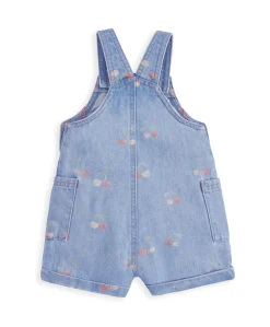 Cherry Denim Dungarees