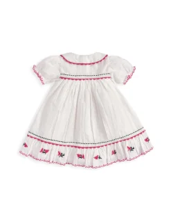 Collared Embroidered Dress