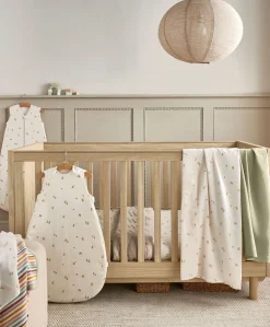 Cotbed Fitted Sheet (Pack of 2) - Woodland Print