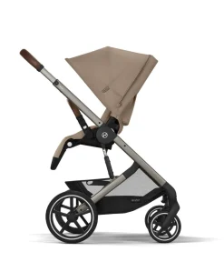 Cybex Balios Pushchair Bundle with Cybex Cloud T Car Seat (7 pieces) – Almond Beige