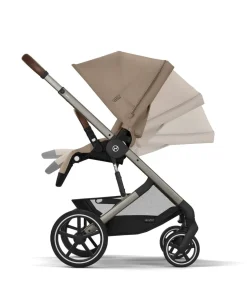 Cybex Balios Pushchair Bundle with Cybex Cloud T Car Seat (7 pieces) – Almond Beige