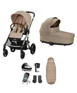 Cybex Balios Pushchair Bundle (5 Pieces) - Almond Beige