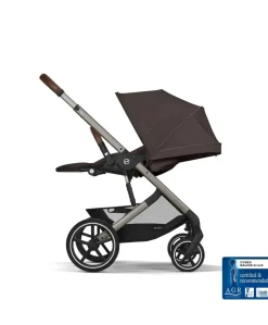 Cybex Balios S Lux Pushchair Bundle With Cybex Cloud T i-Size + Baby Car Seat & Base (7 Pieces) - Chocolate Brown