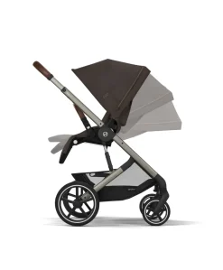 Cybex Balios S Lux Pushchair Bundle With Cybex Cloud T i-Size + Baby Car Seat & Base (7 Pieces) - Chocolate Brown