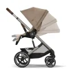Cybex Balios S Lux Pushchair Bundle With Cybex Cloud T i-Size + Baby Car Seat & Base (7 Pieces) - Almond Beige