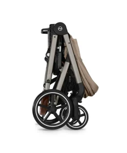 Cybex Balios S Lux Pushchair Bundle With Cybex Cloud T i-Size + Baby Car Seat & Base (7 Pieces) - Almond Beige