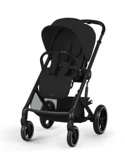 Cybex Balios S Lux Pushchair Bundle With Cybex Cloud T i-Size + Baby Car Seat & Base - Moon Black
